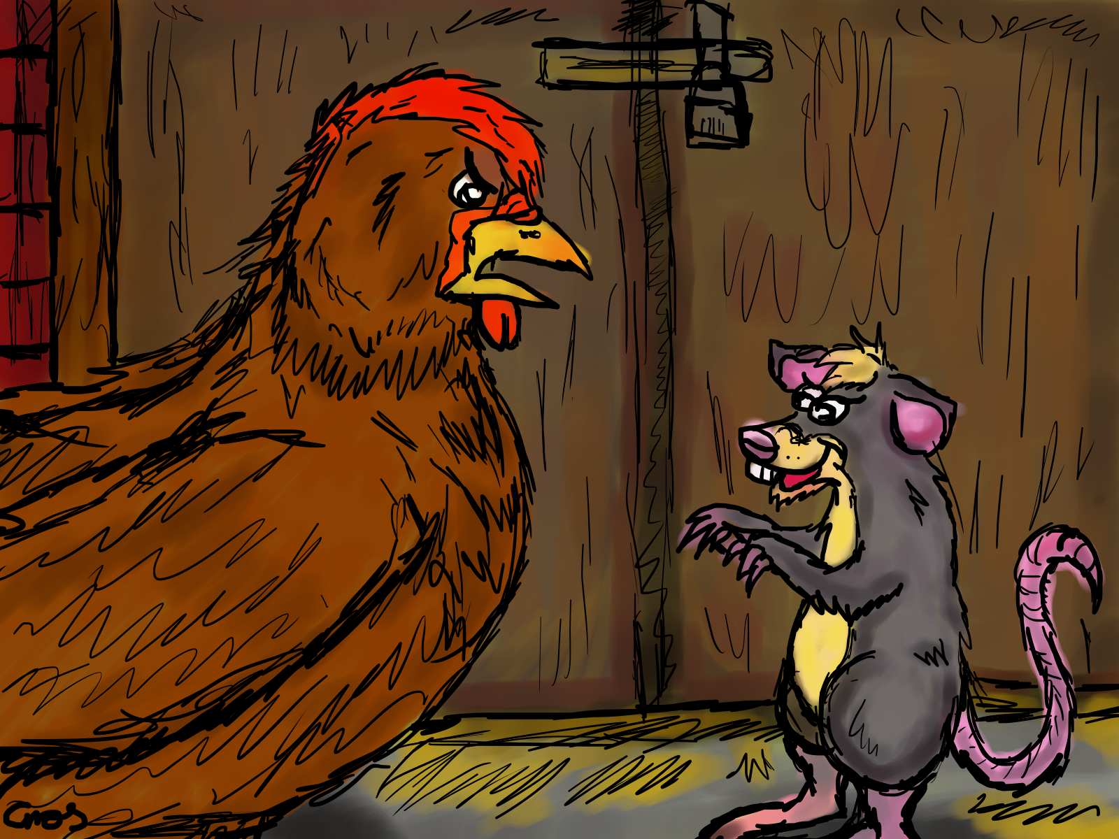 Łakomczuch - ilustracja